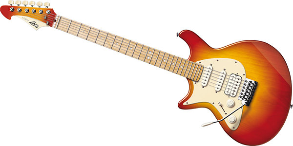 LAG JVL200RDS Jet NewVintage 200 Gaucher Red Sunburst