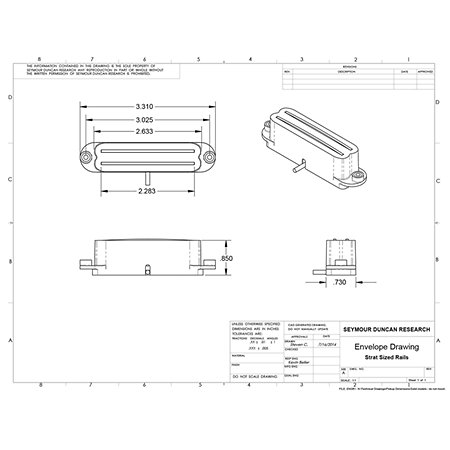 Seymour Duncan SCR 1N Cool Rails Neck White