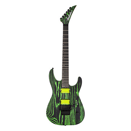 Pro Series Dinky DK2 Ash Ebony Green Glow Jackson