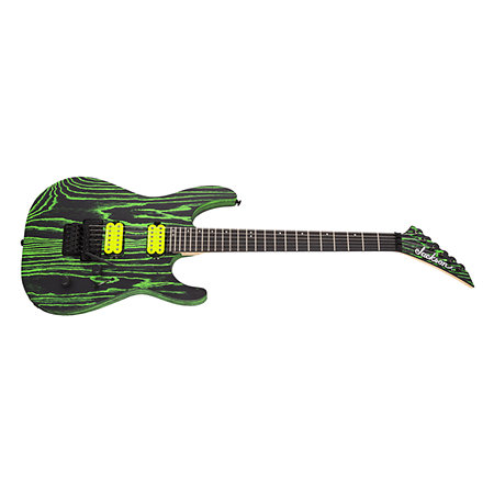 Pro Series Dinky DK2 Ash Ebony Green Glow Jackson