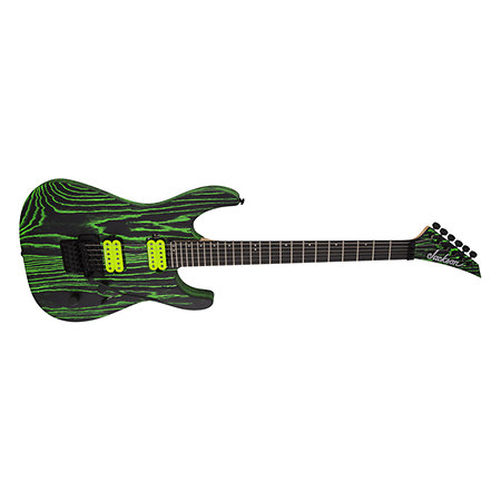 Pro Series Dinky DK2 Ash Ebony Green Glow Jackson