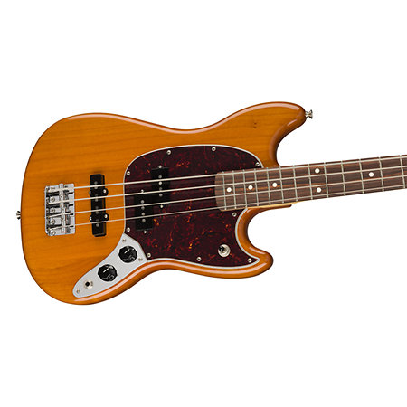 Player Mustang Bass PJ PF Aged Natural Fender