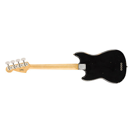 JMJ Road Worn Mustang Bass Black Fender