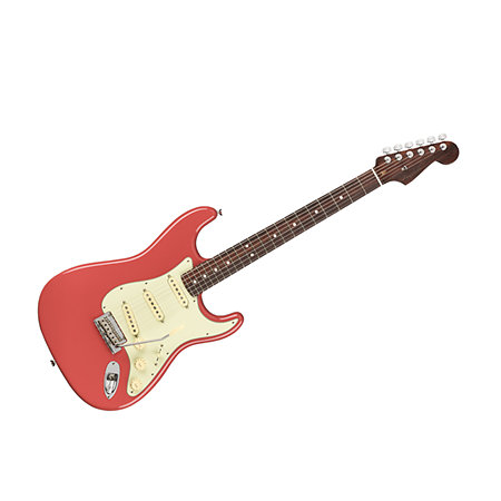 Fender Limited Edition American Pro Stratocaster Solid Rosewood Neck Fiesta Red