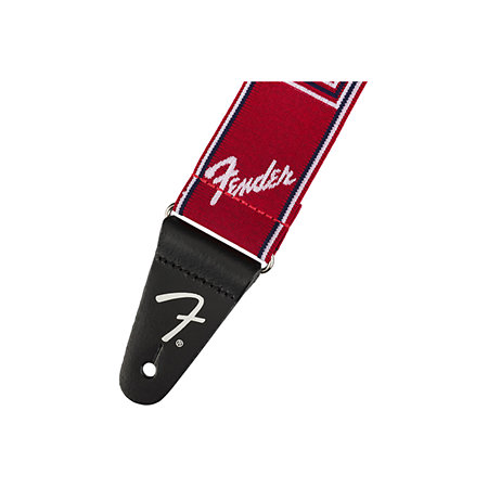 Fender Weighless 2" Mono Strap Red/White/Blue