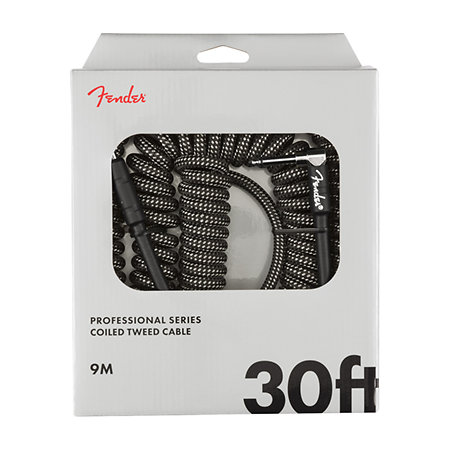 Fender Professional Coil Cable 9M Gray Tweed