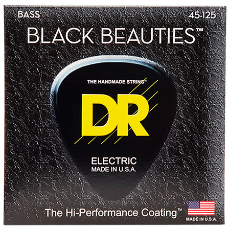 DR Strings BKB5-45 BLACK BEAUTIES