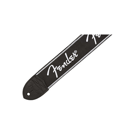 Fender Running Spaghetti Logo Strap Black