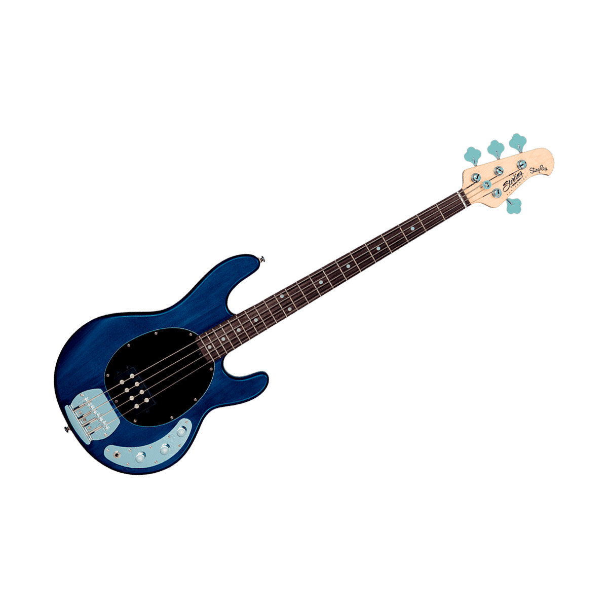 Sterling By Music Man StingRay RAY4 Transparent Blue Satin - Basse ...