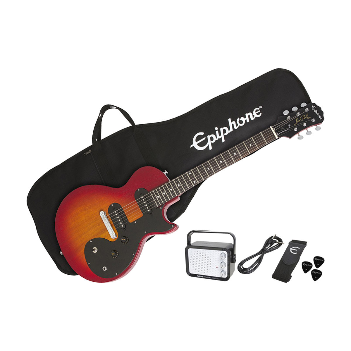 Epiphone Les Paul SL Starter Pack Heritage Cherry Sunburst Pack Guitare Electrique