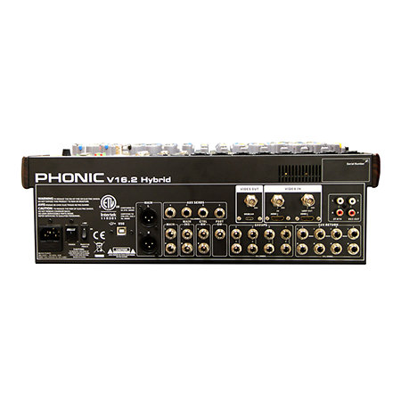 Phonic V16.2 Hybird  Console Son + Vidéo