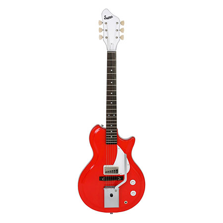 1572 Belmont Vibrato Poppy Red Supro