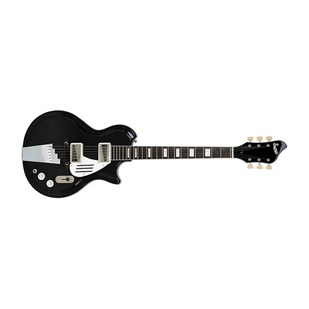 Supro 1575 Black Holliday Jet Black