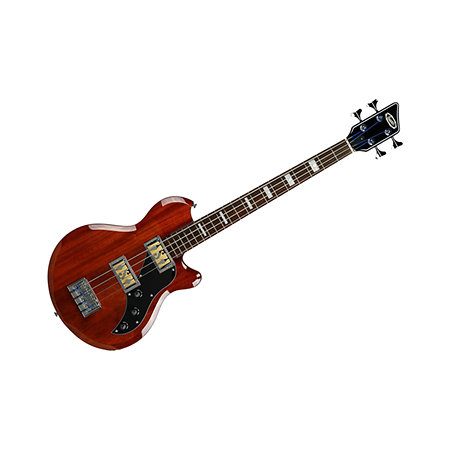 Supro 2042 Huntington II Piezo Mahogany Natural