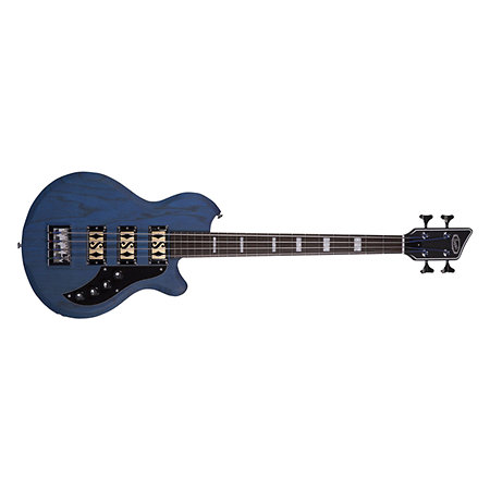 Supro 2043 Huntington III Piezo Transparent Bleu