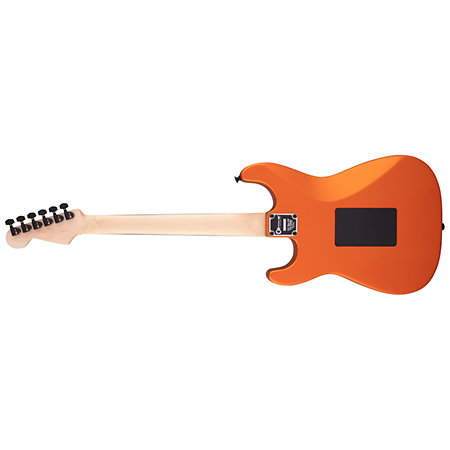 Pro-Mod So-Cal Style 1 HH FR E Ebony Satin Orange Blaze Charvel