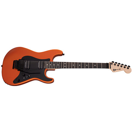 Pro-Mod So-Cal Style 1 HH FR E Ebony Satin Orange Blaze Charvel