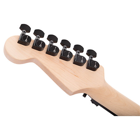 Pro-Mod So-Cal Style 1 HH FR E Ebony Satin Orange Blaze Charvel