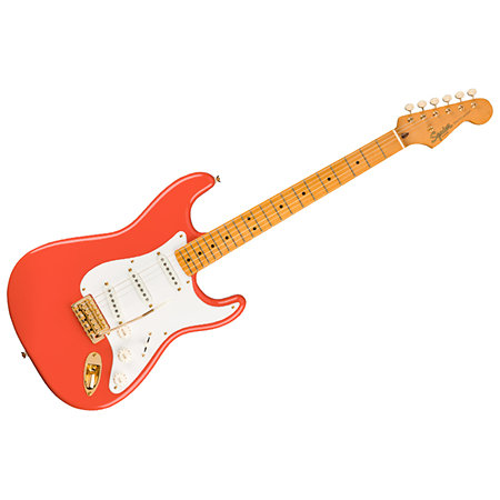 Squier by FENDER FSR Classic Vibe 50s Stratocaster Fiesta Red Deluxe Tweed Bundle