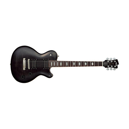 EFL-FM Flame Transparent Black Sunburst Low Gloss + étui FGN