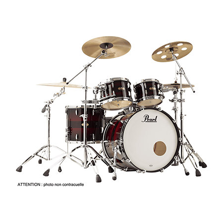 Pearl Master Maple Reserve Rock 22 4 Fûts Red Burst Triband