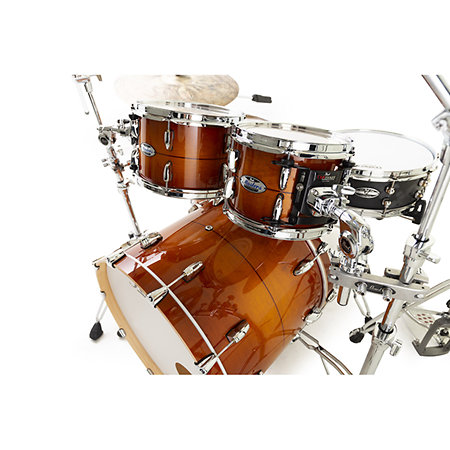 Pearl Master Maple Complete Rock 22 4 Fûts Almond Red Stripe