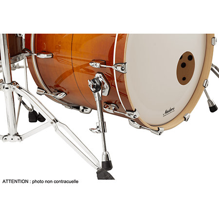 Master Maple Complete Rock 22 4 Fûts Almond Red Stripe Pearl