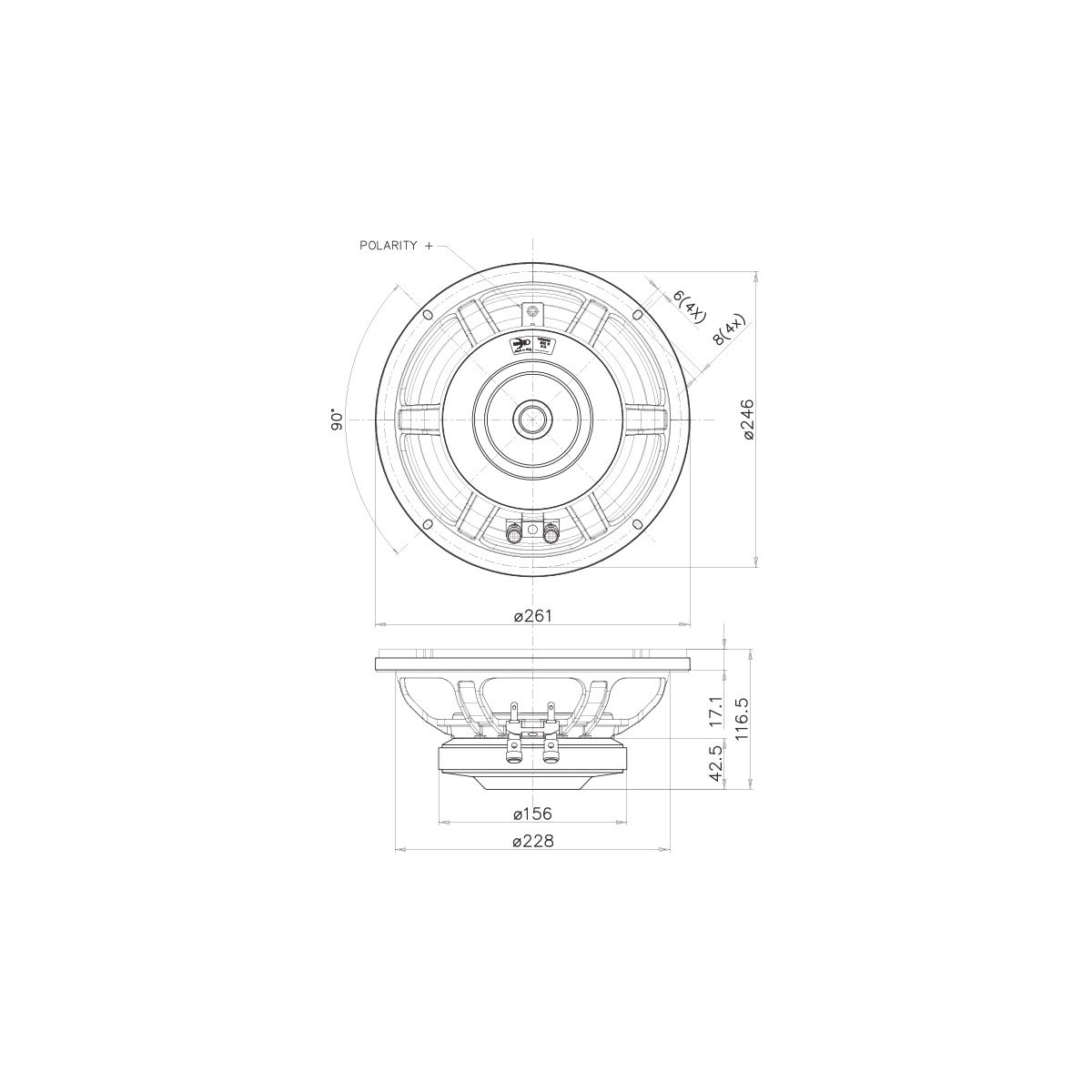 2 X FAITAL 10RS350 Woofer Jantzen Audio DIY Neufs