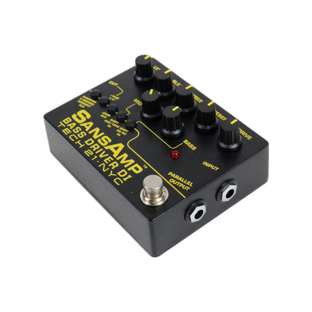 Bas Driver Tech 21 Bass Driver D.I. V2 SansAmp - Bas effecten SonoVente.com - nl
