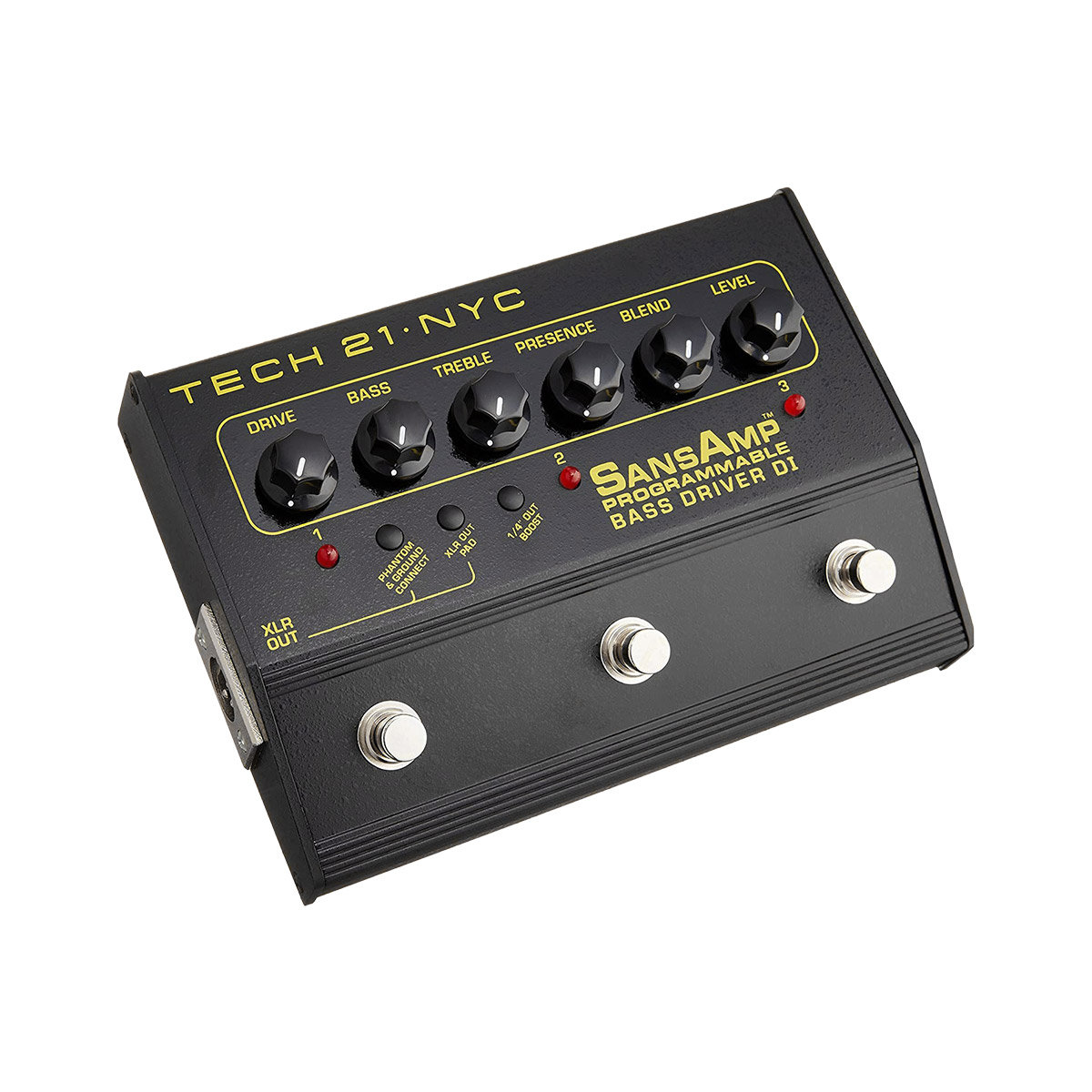 Bas Driver Tech 21 Bass Driver Préampli Programmable SansAmp - Bas effecten ...