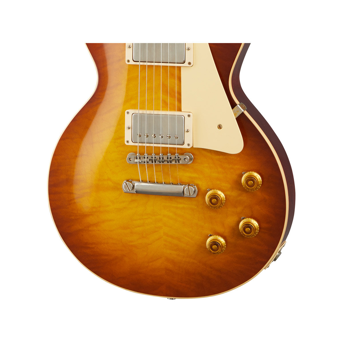 Teaburst Gibson 1959 Les Paul Standard Reissue VOS Iced Tea Burst - LP vorm ...