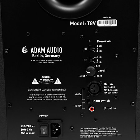T8V (la pièce) Adam Audio