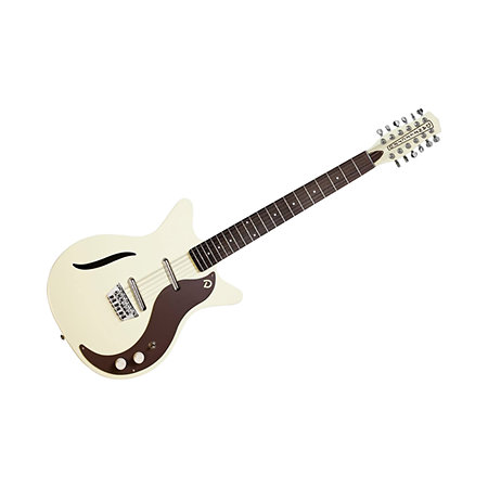 Danelectro DC59 Vintage 12 cordes Vintage White