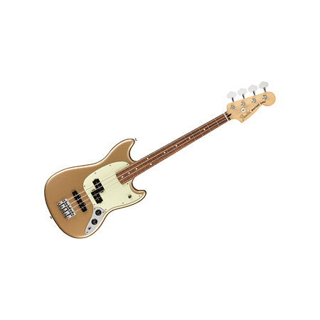 Player Mustang Bass PJ PF Firemist Gold Fender