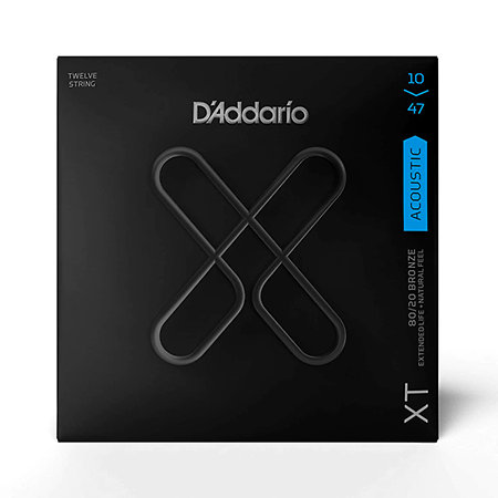 D'Addario XTABR Acoustic Bronze 10/47 - 12 cordes