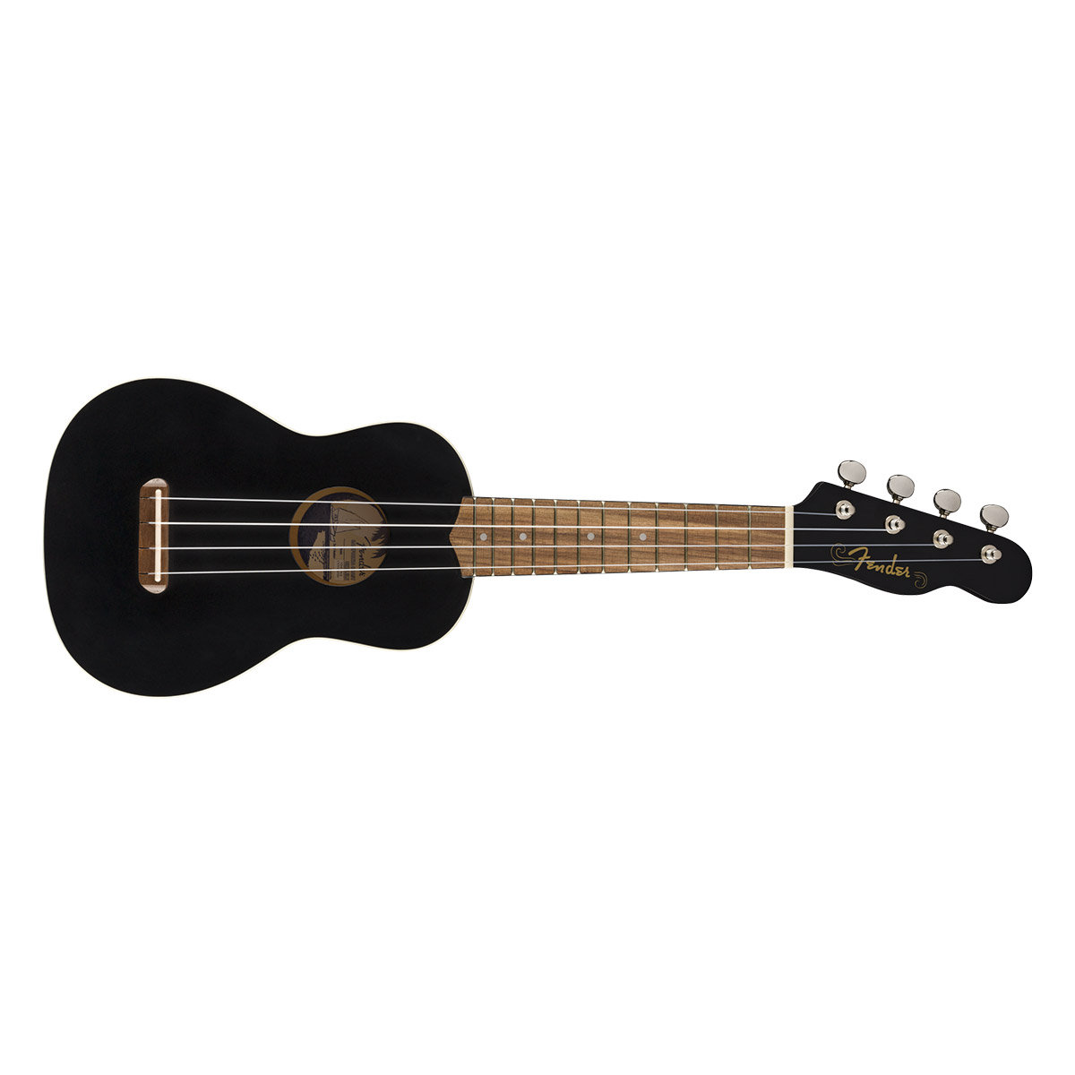 Fender Venice Soprano Uke Black Ukulélé