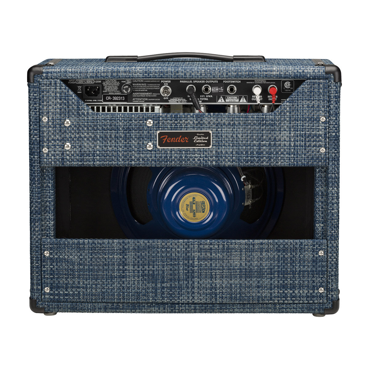 Princeton Reverb Blue Fender 2020 Limited Edition Princeton Reverb Celestion Alnico Blue ...