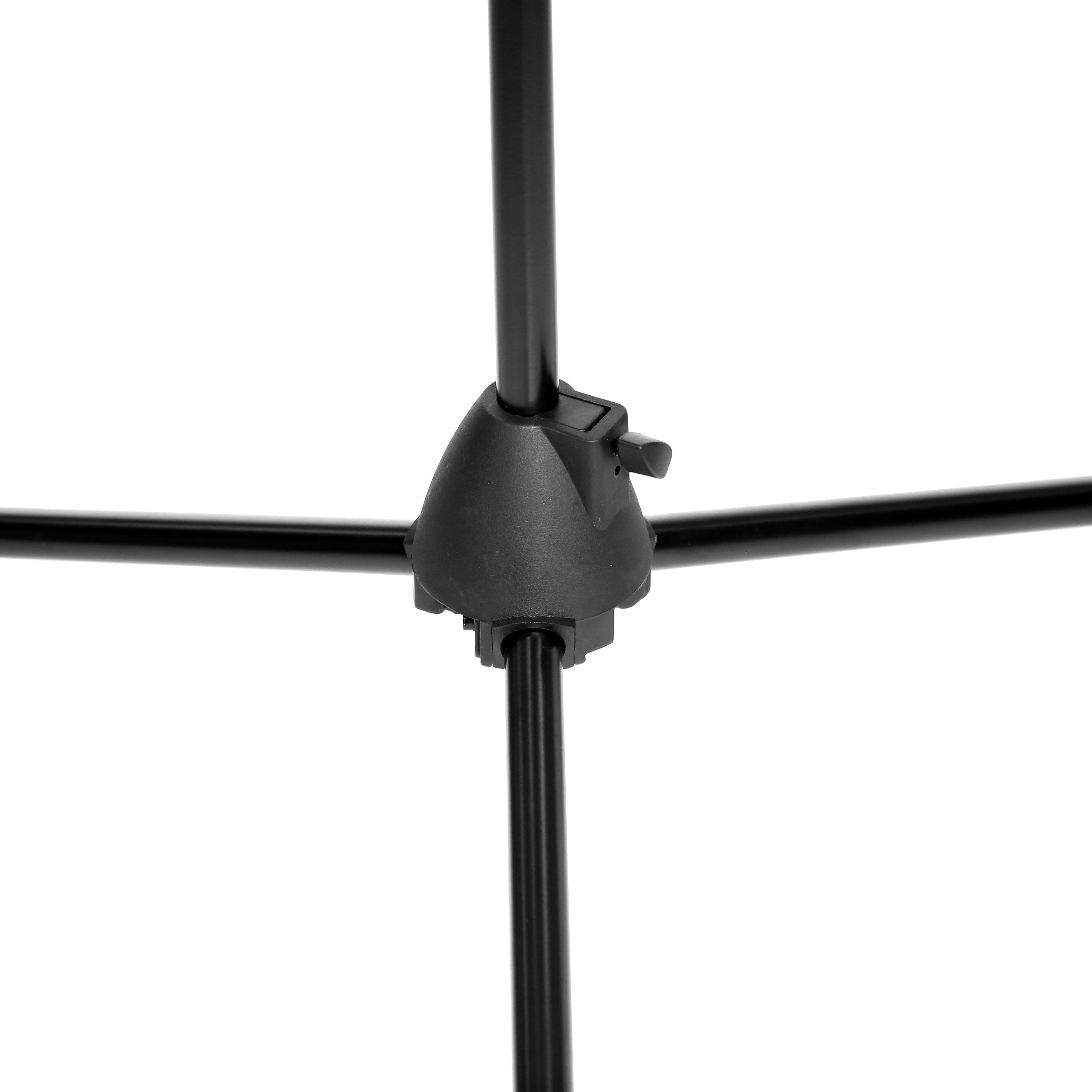 Pied Micro Perche Plugger Studio - Trépied Réglable 95-165cm - Perche 80cm - Pour Home Studio & Podcast