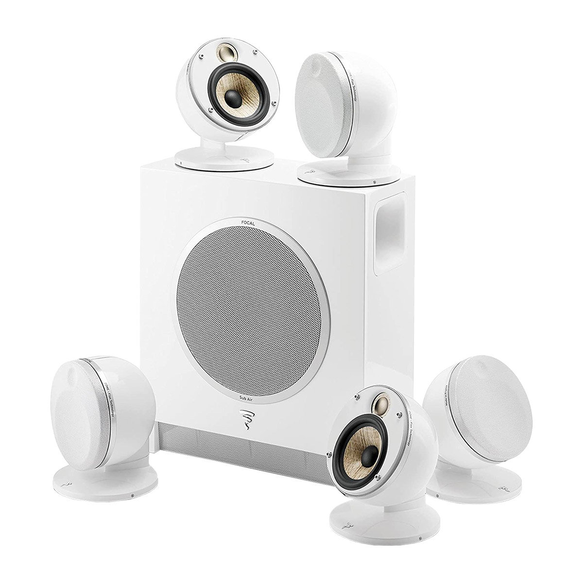 Focal Dôme Pack 5.1 Flax + Sub Air Blanc Packs d