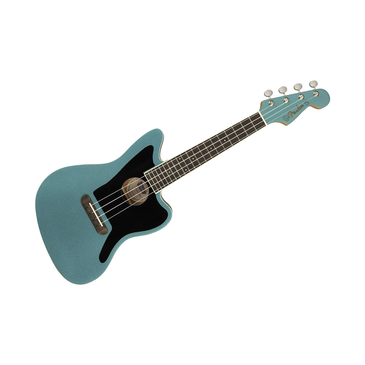Fender Fullerton Jazzmaster Uke Tidepool Ukulélé