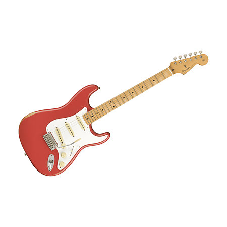 Road Worn 50s Stratocaster MN Fiesta Red Fender