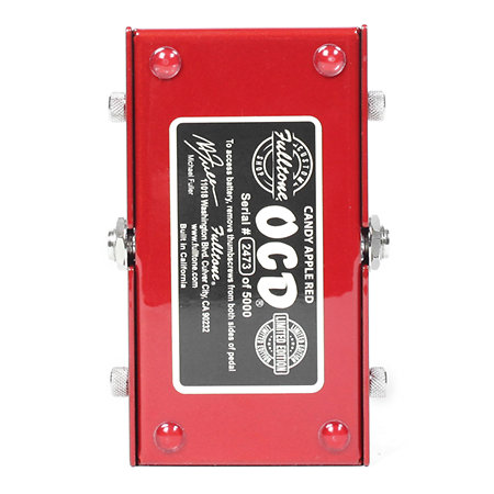 OCD V2 Candy Apple Red Limited Edition Custom Shop Fulltone