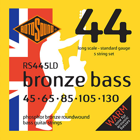 Rotosound RS445LD Bass 44 Phosphor Bronze 45/130