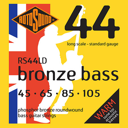 Rotosound RS44LD Bass 44 Phosphor Bronze 45/105