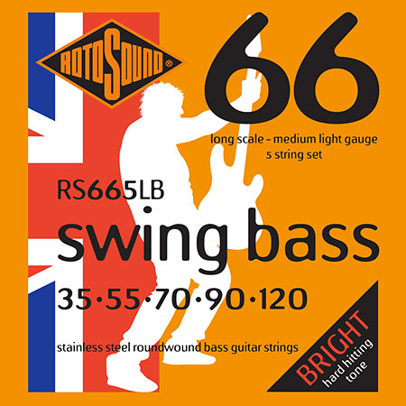 Rotosound RS665LB Swing Bass 66 Stainless Steel 35/120