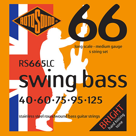 RS665LC Swing Bass 66 Stainless Steel 40/125 Rotosound