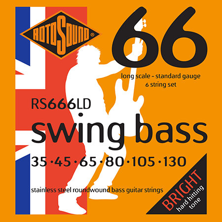 RS666LD Swing Bass 66 Stainless Steel 35/130 Rotosound