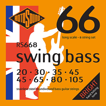 Rotosound RS668 Swing Bass 66 Stainless Steel  20/105