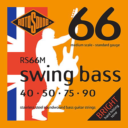 Rotosound RS66M Swing Bass 66 Stainless Steel Medium 40/90