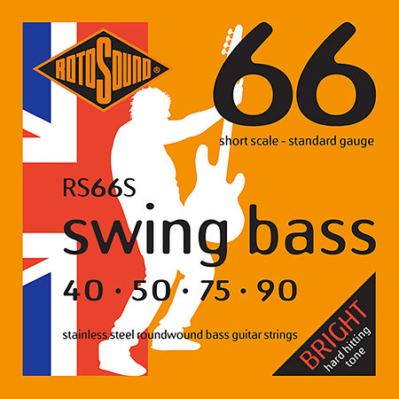 RS66S Swing Bass 66 Stainless Steel Short 40/90 Rotosound